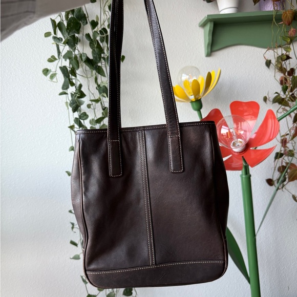 Vintage Coach Brown Hampton Lunch Tote - Picture 3 of 11